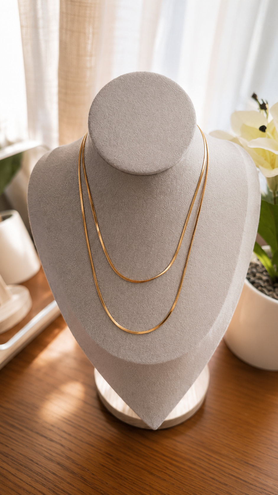 Collier Épure or double