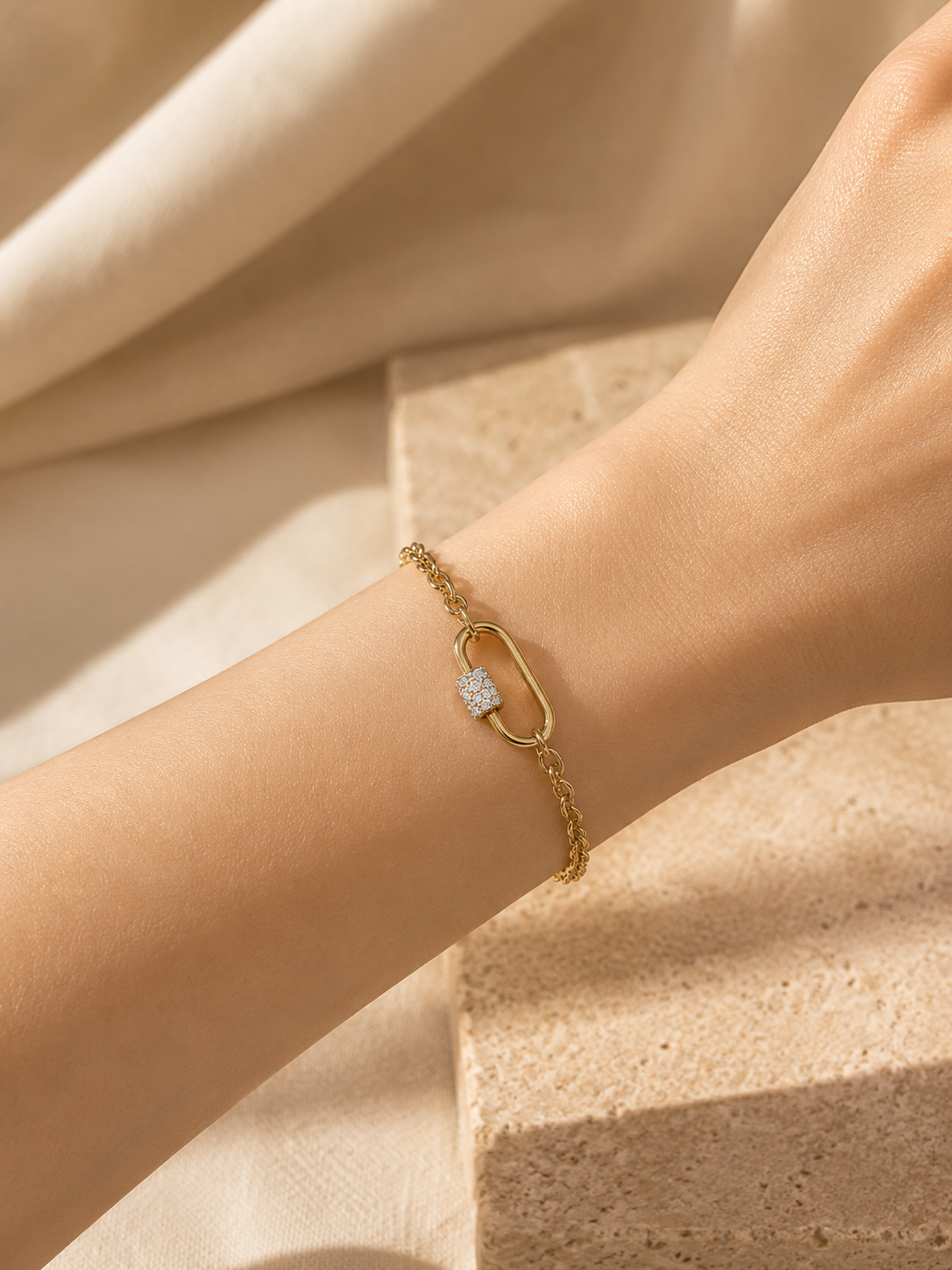 Bracelet Ovalia - Acier inoxydable