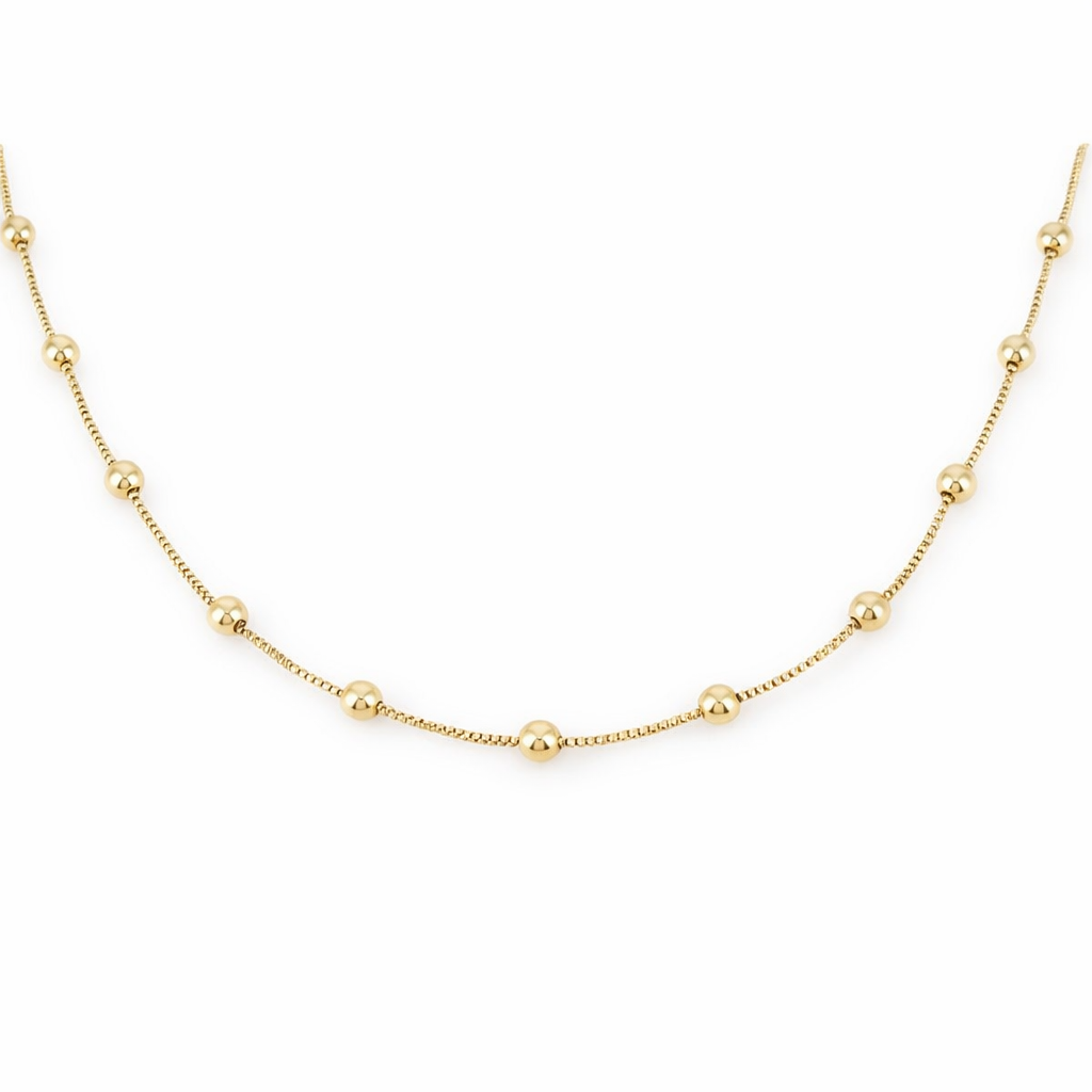 Collier Auréa- Acier inoxydable - 40+5cm