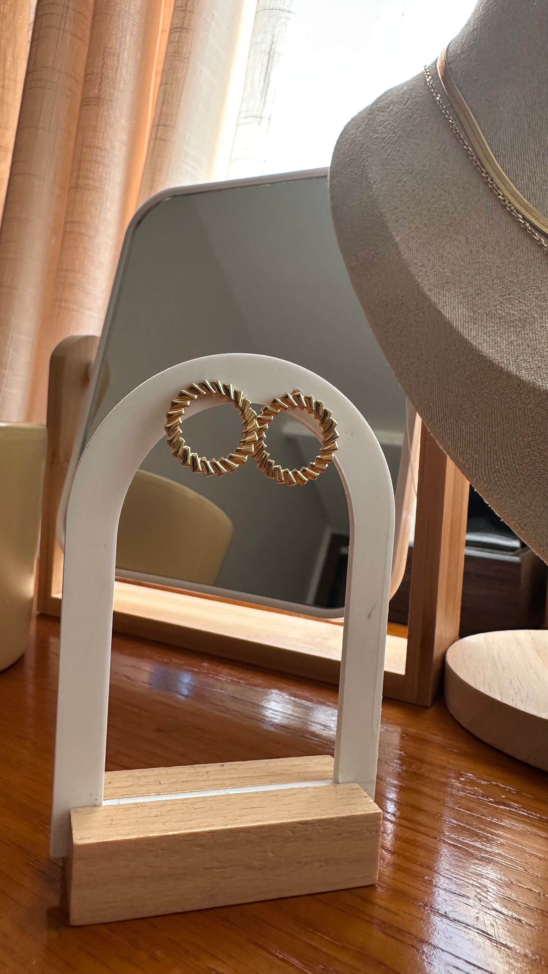 Boucle d’oreille Liora - Acier inoxydable