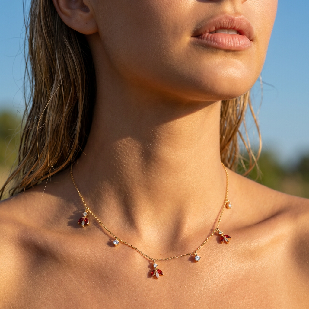 Collier Lina charms