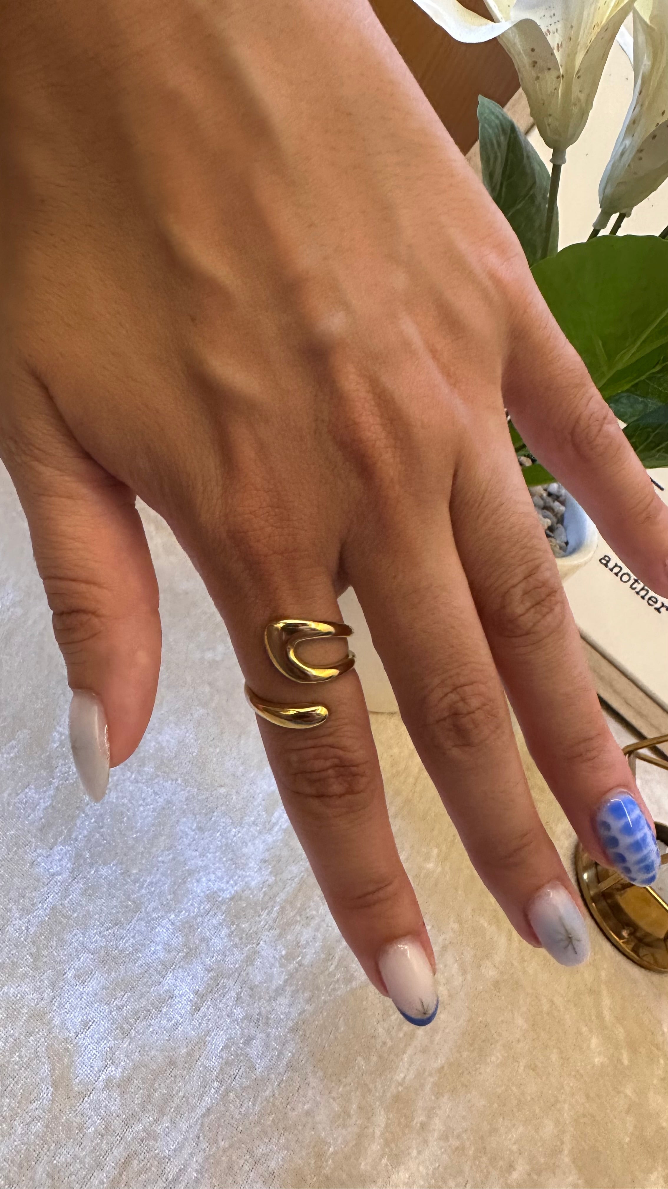 Bague Éclipse - Taille ajustable