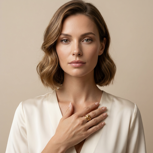 Bague Éclipse - Taille ajustable