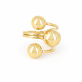 Bague Trio Impérial - Acier inoxydable - Taille ajustable