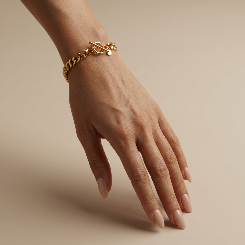 Bracelet chaîne royale - Acier inoxydable