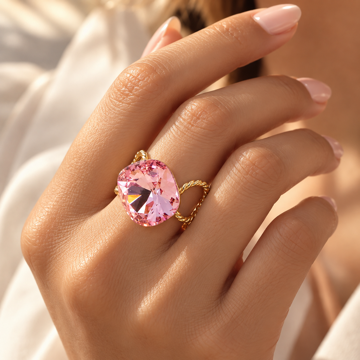 Bague Rosalie- Cristaux Swarovski
