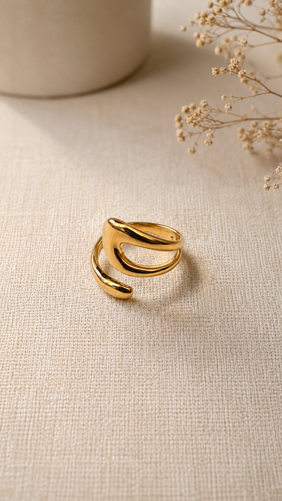 Bague Éclipse - Taille ajustable