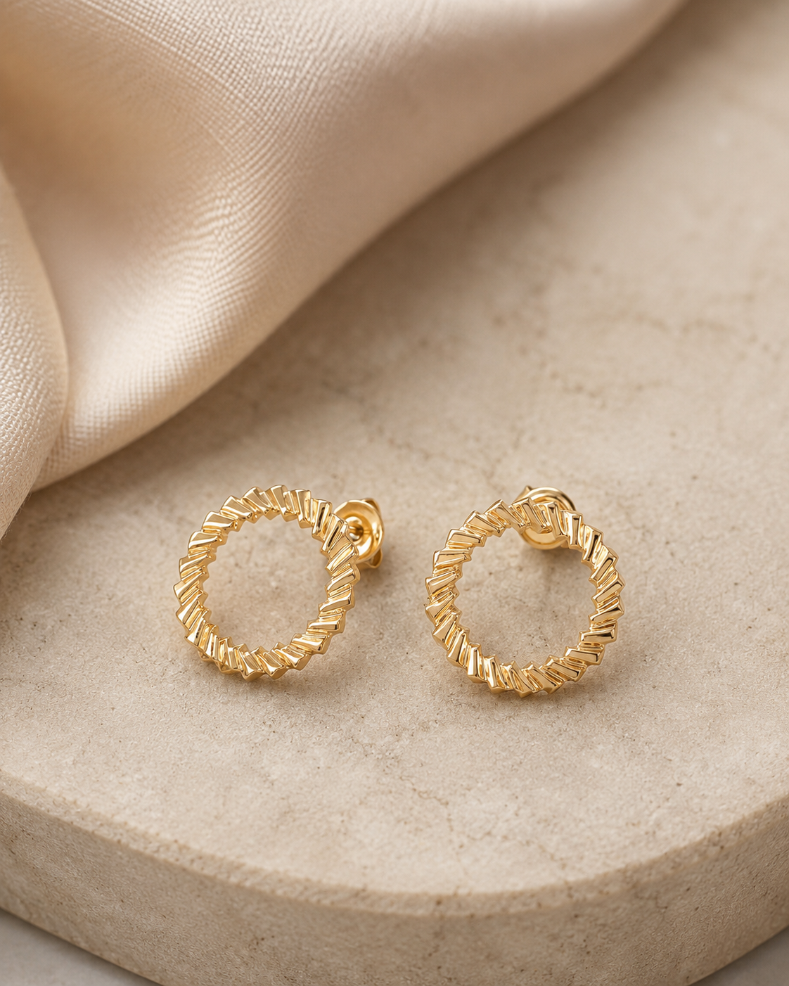 Boucle d’oreille Liora - Acier inoxydable