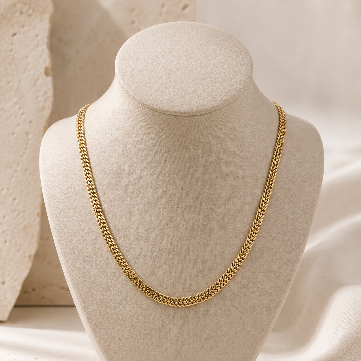 Collier Zayn - acier inoxydable - 38 + 8 cm